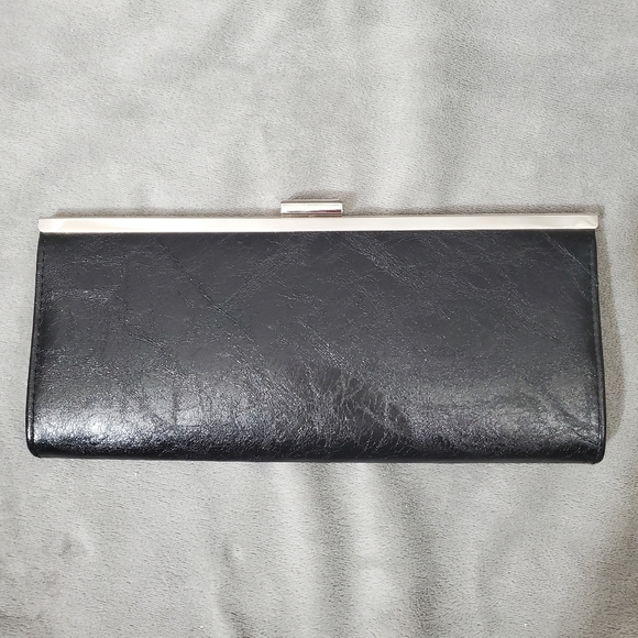 Style & Co Vegan Clutch Black - Picture 5 of 11